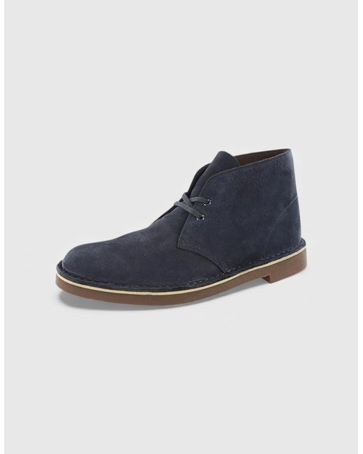 Clarks Blue Bushacre 2 Desert Boot for men