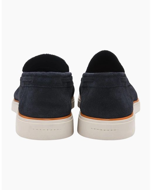 Frank Wright Blue Simmons Ii Loafers for men