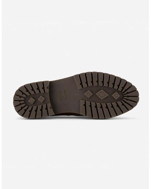 TOMS Brown Cara Loafer Shoes Dark