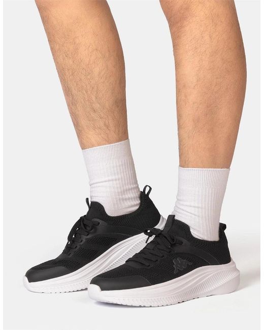 Kappa Black Knit Trainers for men