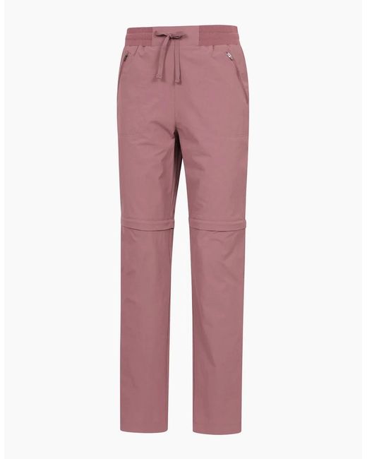 Mountain Warehouse Red Ladies Explorer Zip-Off Trousers