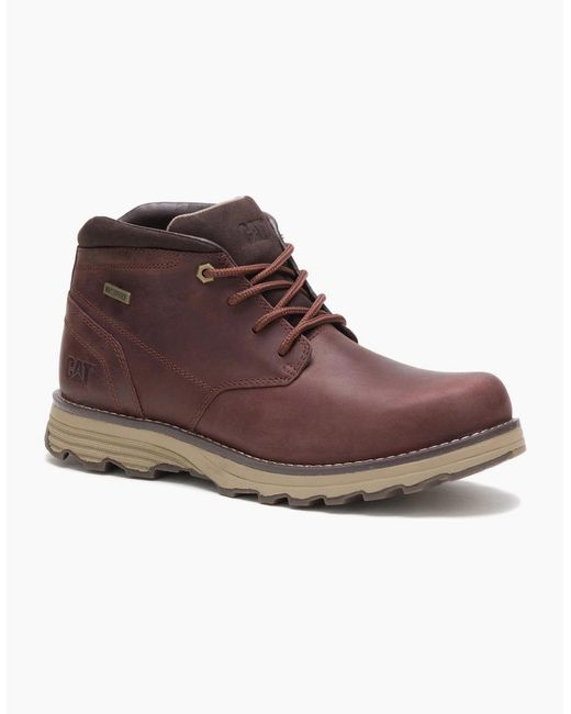 Caterpillar Brown Elude Wp Boots for men