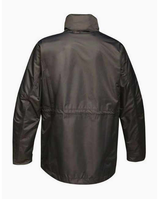 Regatta Black Professional Hooded Padded Jacket for men