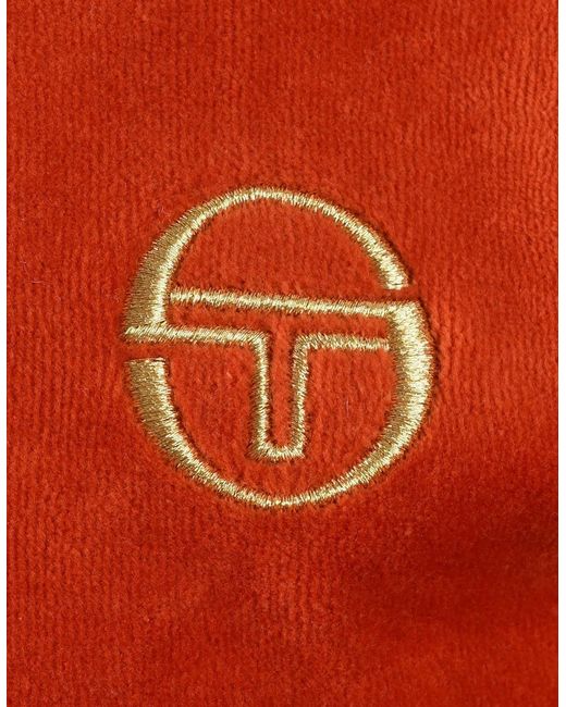 Sergio Tacchini Orange Monte Velour T-Shirt Rooibos Tea for men