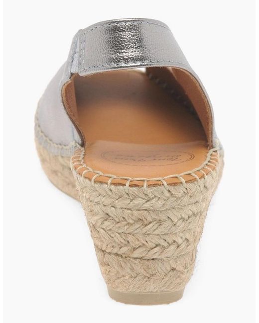 Toni Pons White Bernia Wedge Heel Espadrilles Sandals