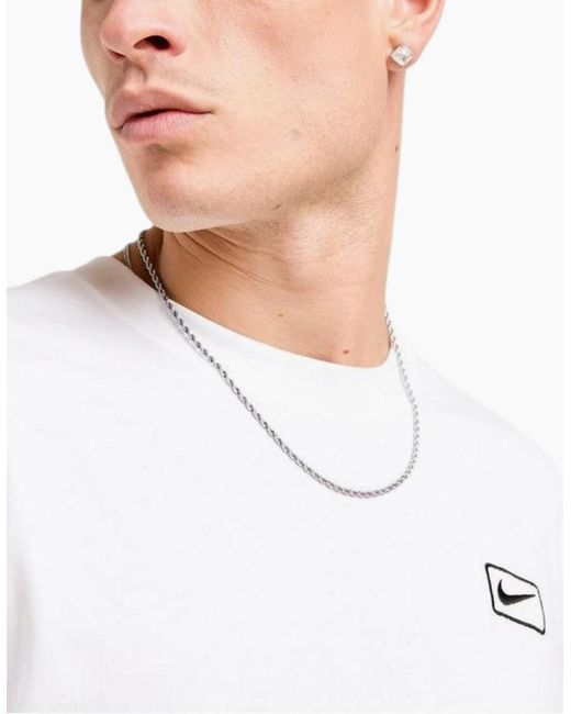 Nike White Sportswear Street Iq2766 T-Shirt for men