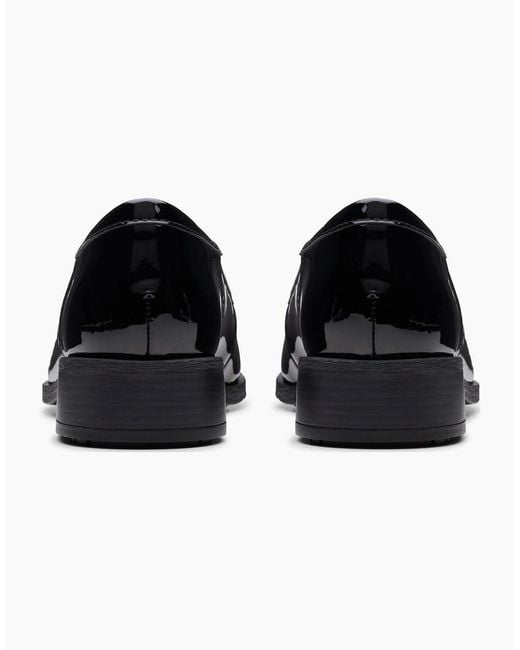 Clarks Black Havisham Edge Tassel Loafers