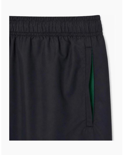 Lacoste Blue Quick-Dry Swim Shorts for men