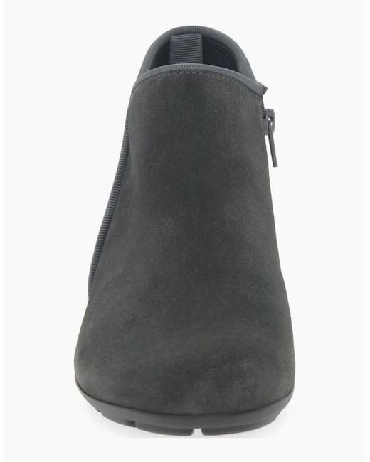 Gabor Black Trudy Ankle Boots