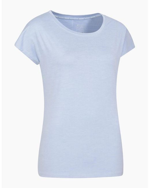 Mountain Warehouse Blue Ladies Panna Ii Uv Protection Loose T-Shirt