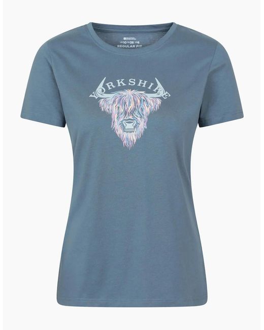 Mountain Warehouse Blue Ladies Yorkshire T-Shirt