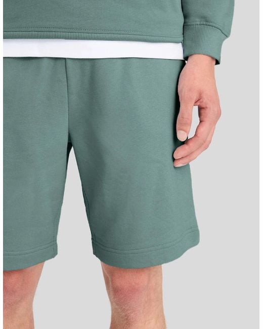Lyle & Scott Green Everyday Cotton Sweat Shorts for men