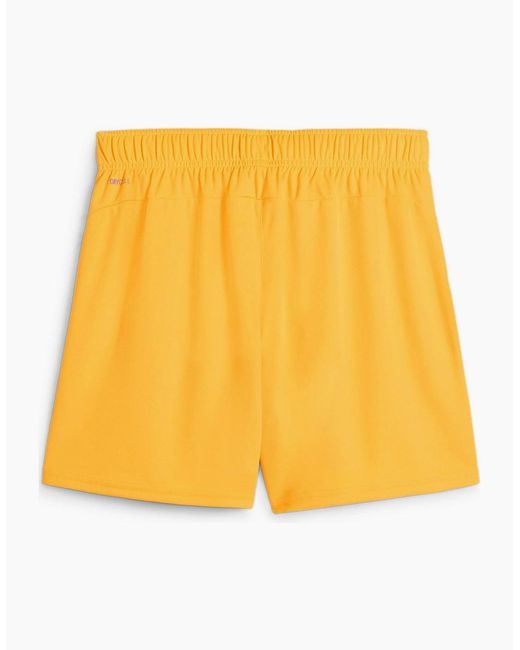 PUMA Yellow Teamgoal Shorts Wmns Football Shorts