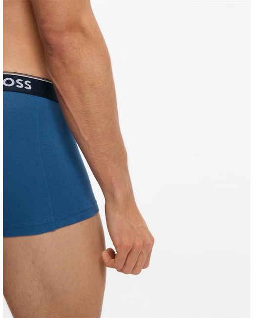 Boss Blue Pack Power Boxer Shorts for men