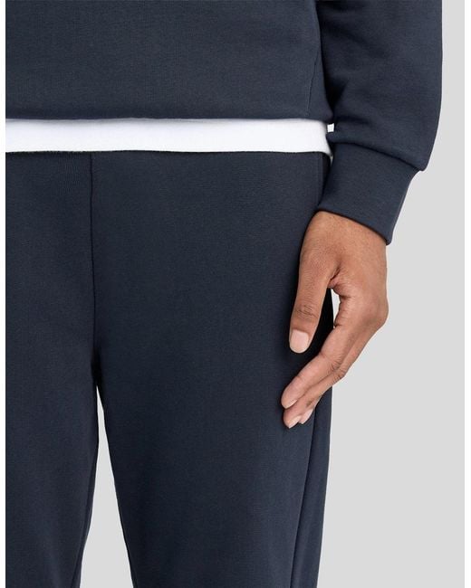 Lyle & Scott Blue Sports Loopback Cotton Joggers for men