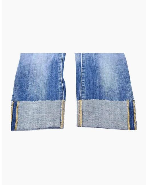DSquared² Blue Sexy Twist Jean Light Denim Pants