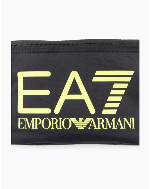 EA7 Blue Logo Belt Bag for men