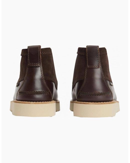 Barbour Brown Hadston Chukka Boots for men