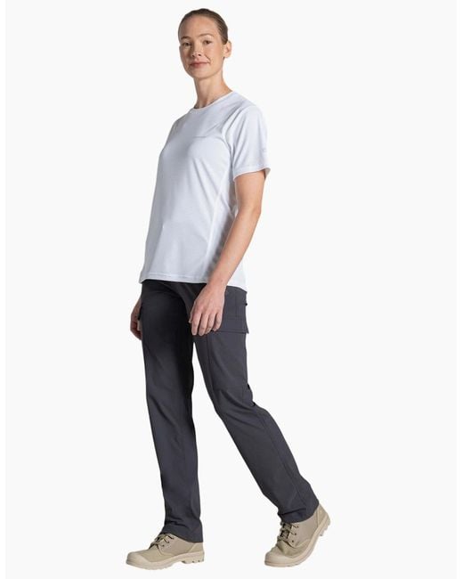 Craghoppers Blue Ladies Rif Stretch Nosilife Cargo Trousers