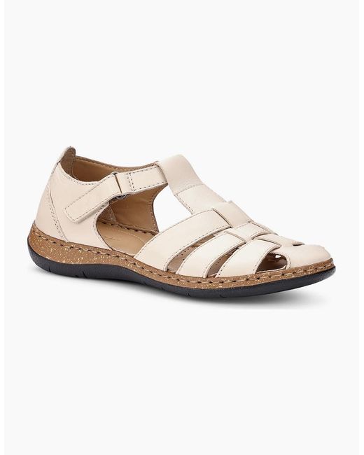 Hotter White Sharini Sandals