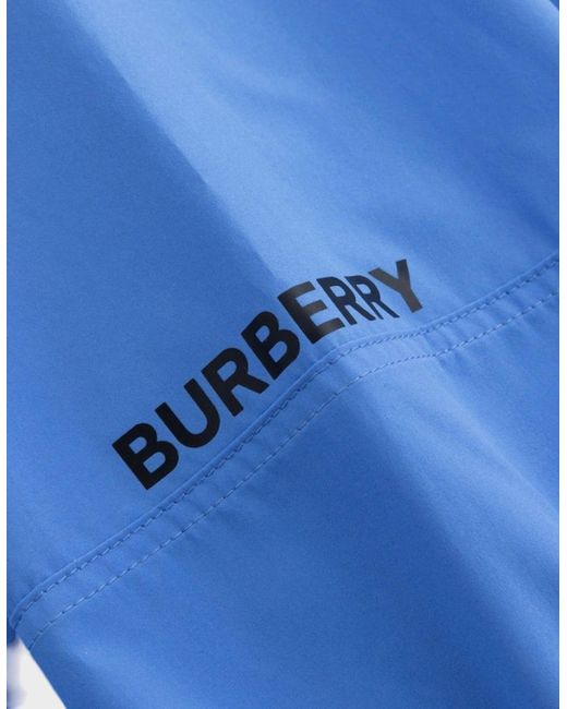 Burberry Blue Birley Long Jacket