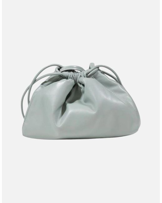 Calvin Klein White Gathered Crossbody Bag With Recycled Materials