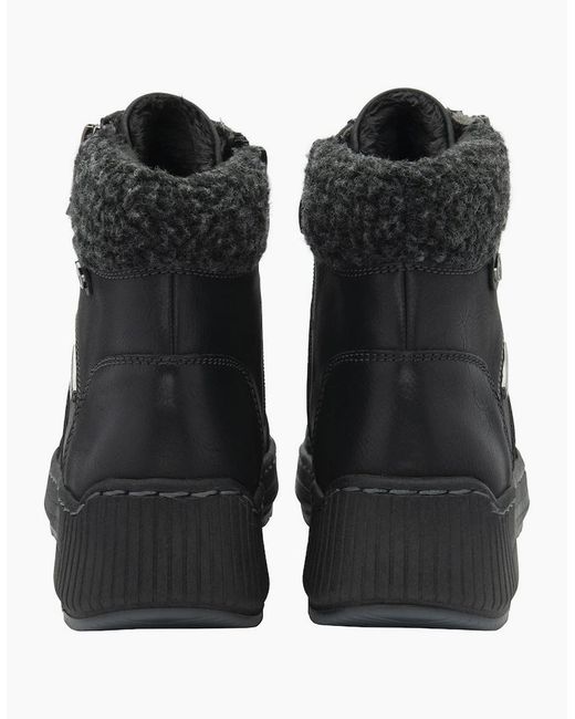 Lotus Black Penrithe Ankle Boots
