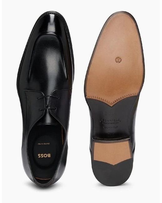 Boss Black Rill Derb Lace-Up Almond Toe Oxfords for men