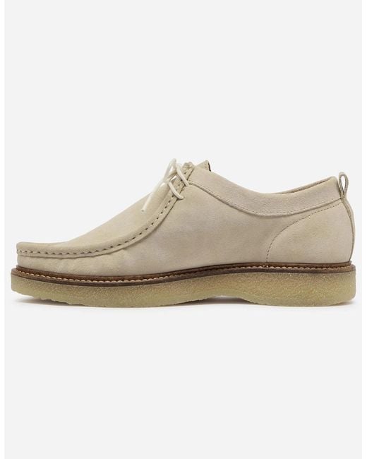Oliver Sweeney Natural Marana Calf Suede Moccasin Shoes for men