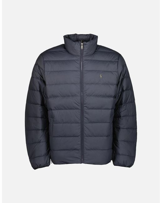Ralph Lauren Blue Colden Packable Down Jacket for men