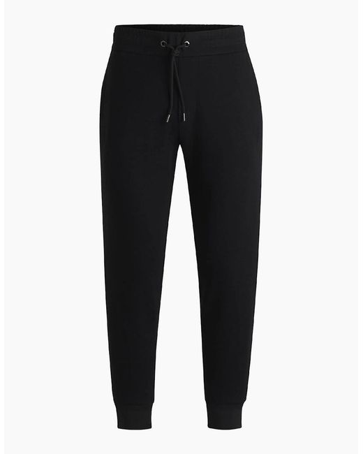 Boss Black Lamont Solid Patterned Slim Joggers for men