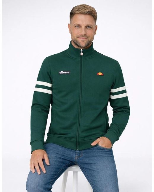 Ellesse Green Roma Track Top Jacket Dark for men