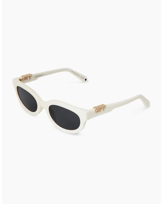 Off-White c/o Virgil Abloh White Square Sunglasses for men