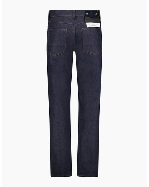 Stone Island Blue Denim-Raw Jeans for men