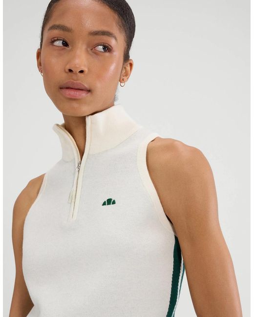 Ellesse Blue Surista 1/4 Zip Top