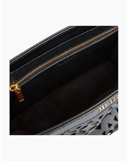 Ted Baker Black Lissann Laser Cut Mini Shopper Bag