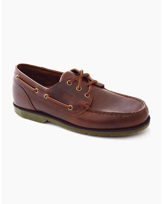 Sebago Brown Foresider Deck Shoe for men