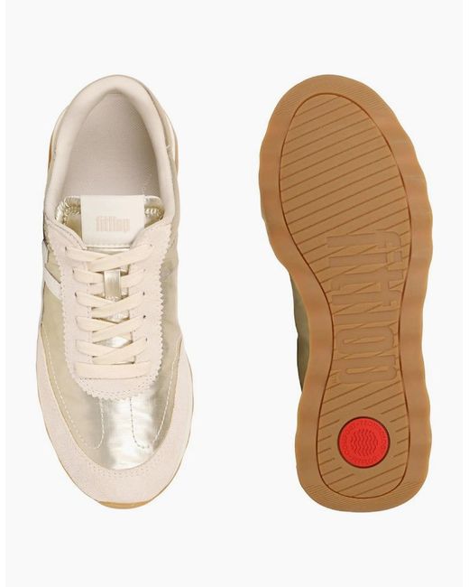 Fitflop White Retro-Q Trainers