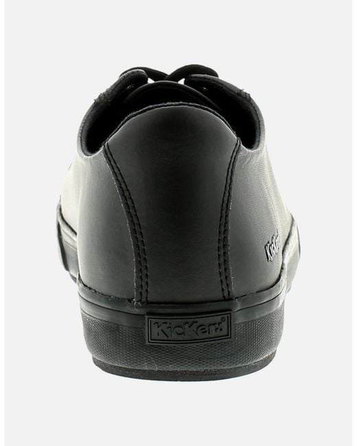 Kickers Black Shoes Pumps Tovni Lacer Leather Lace Up Uk Size for men