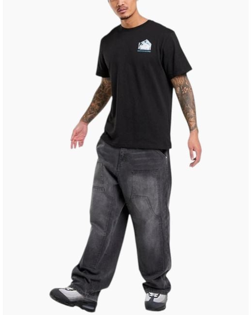 The North Face Black T Shirts Dark Matter Graphic Tee for men