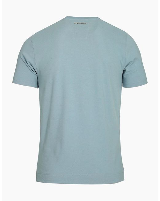 Luke Sport Blue Walker Cotton T-Shirt for men