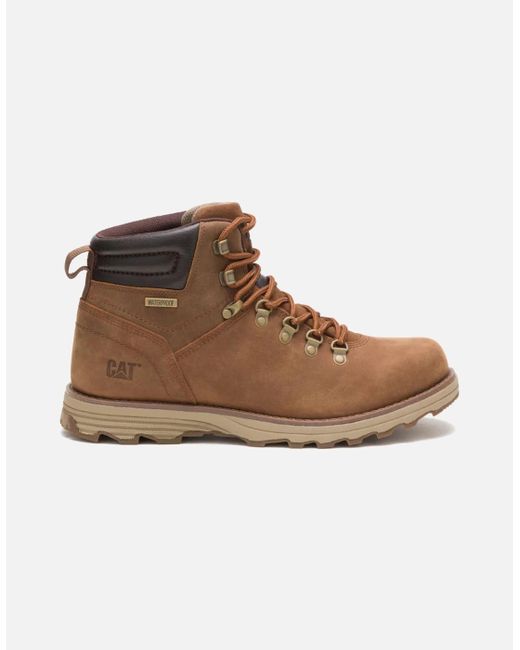 Caterpillar Brown Cat Sire Waterproof Boot Sugar for men