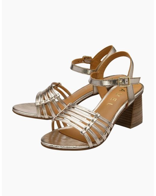 Ravel Metallic Kiplin Heeled Sandals