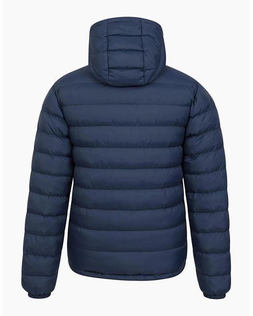Mountain Warehouse Blue Seasons Faux Fur Lined Padded Jacket for men