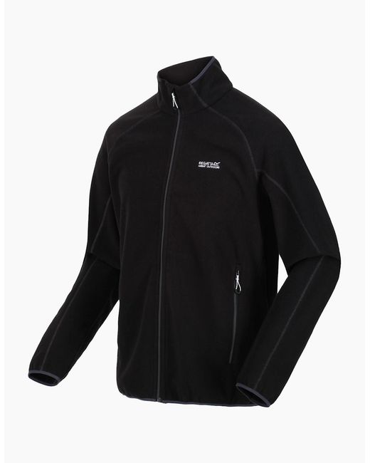 Regatta Black Hadfield Full Zip Fleece Jacket for men