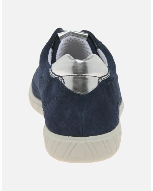 Gabor Blue Amulet Wide Fit Sneakers