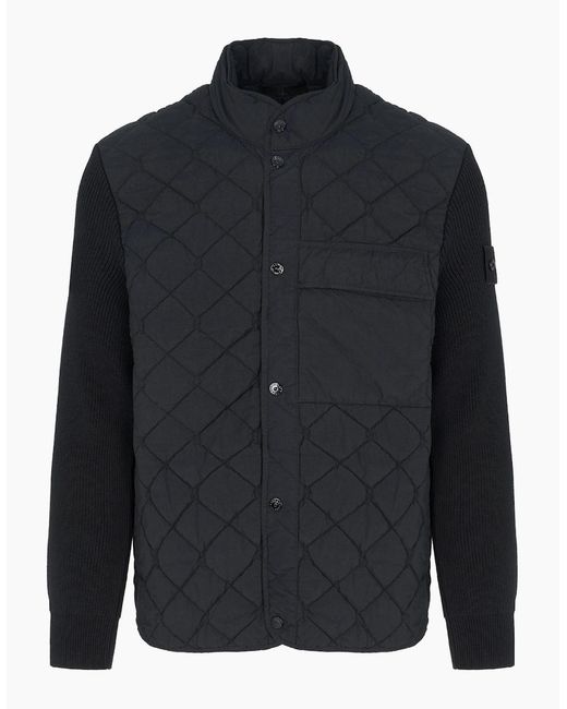 Stone Island Blue Ghost Quilted 4100016 Jacket for men