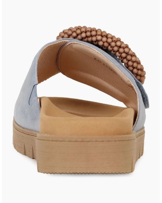 Gabor White Everly Mule Sandals