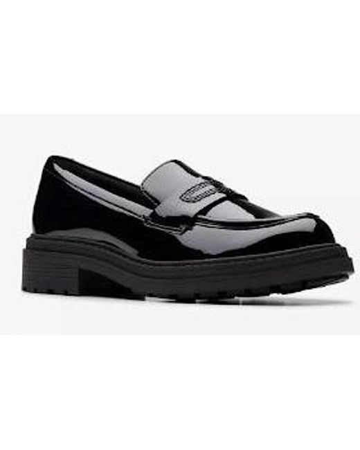 Clarks Black Orinoco3 Edge Patent