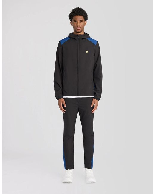 Lyle & Scott Gray Sports Panelled Windbreaker Jacket for men
